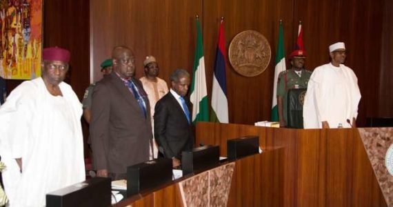 President Buhari Alters Prayer Mode At Federal Executive Council Meeting President Buhari Alters Prayer Mode At Federal Executive Council Meeting