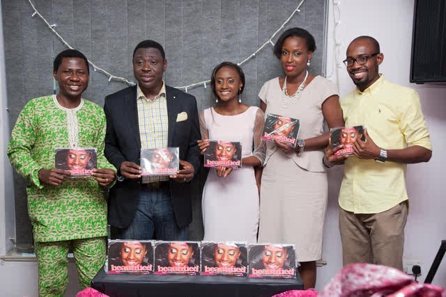 Mr Ope Ashubiojo-Pastor Kunle Soriyan-Funto Oni, Mrs Love- Olaleye and Bankole Williams-with Beautified Author Funto