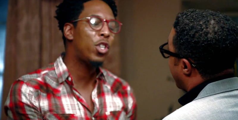 Deitrick Haddon and Bishop Clarence McClendon get into a heated discussion