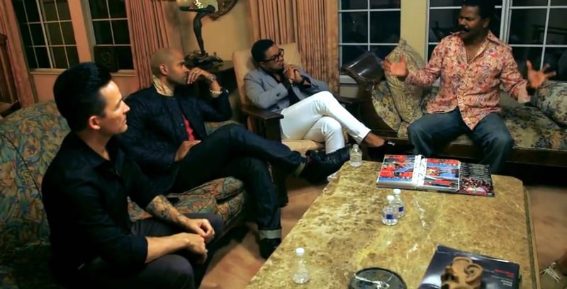 The Christian ministers gather at Bishop Gibson's Man Cave to talk over some issues