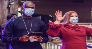 “God Is Not Limited By A Mask” – Laurie Idahosa Supports FG Guideline For Church Reopening Laurie Idahosa Supports, face mask
