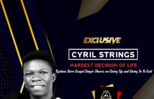 Upclose: “The Hardest Decision Of My Life” – How Kaduna Born Gospel Singer Cyril Strings Sacrificed Ambition For God’s Call Babu Iyaka Singer Cyril Strings On Southern Kaduna And Music Ministry