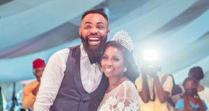 Photos: Moments From Comedian Arole Beautiful White Wedding Comedian arole wedding