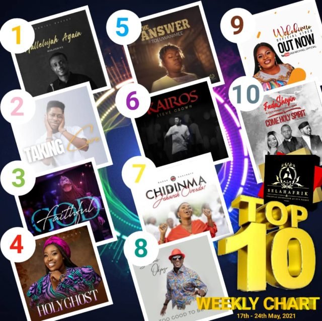 powerful worship experience, SelahAfrik Top 10 Gospel Chart,