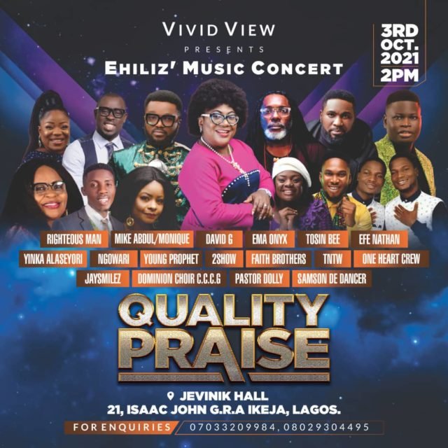 Mike Abdul, Monique & More To Minister At "Quality Praise" With Ehiliz