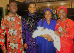 See Photos From The Child Dedication Of Apostle Orokpo By Pst. Paul Enenche