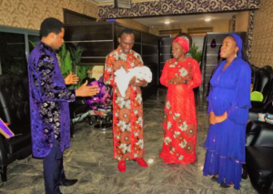 See Photos From The Child Dedication Of Apostle Orokpo By Pst. Paul Enenche