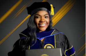 Female Gospel Rapper Bouqui Hits Another Milestone As She Bags PHD Degree Veteran Gospel Artiste Bouqui Hits Major Milestone, Bags PHD Degree