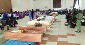 Moments From Funeral Mass Of Owo Massacre Victims – Akeredolu, Mimiko In Attendance Owo Massacre Victims, Funeral Mass