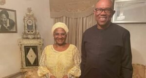 Presidential Candidate Peter Obi Pays Visit To Pastor Sarah Omakwu Of Family Worship Centre Sarah Omakwu Host Peter Obi At Family Worship Centre Abuja
