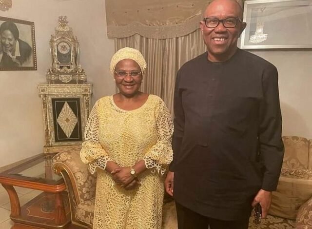 Sarah Omakwu Host Peter Obi At Family Worship Centre Abuja