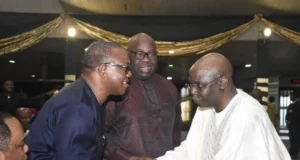 Labour Party Presidential Candidate Peter Obi Visits Pastor Tunde Bakare’s Church Pastor Bakare Host Peter