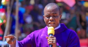 Father Mbaka Tells Supporters To Stop Protest & Pray As He Preps To Go Away For Deeper Reflection Father Mbaka To protesters, Adoration Ministry
