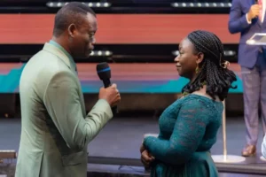 Arome Osayi Renews Wedding Vows After 14 Years With Wife