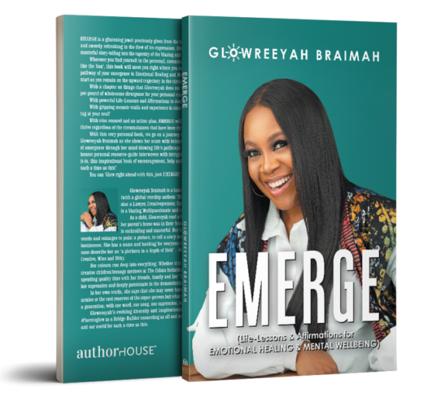 Superstar Act Glowreeyah Braimah Unveils New Book "EMERGE"