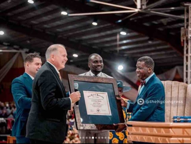 Pastor Adeboye Receives Honorary Doctorate Degree From Oral Roberts University