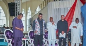 Peter Obi Meets Pastor E.A Adeboye, Bishop David Oyedepo, Others At PFN Summit Bayelsa Peter Obi At PFN Summit