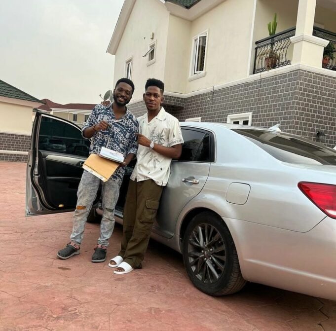 Moses Bliss Gifts Spotlight Records New Signee Chize Brand New Lexus Car Moses Bliss Gifts New Lexus