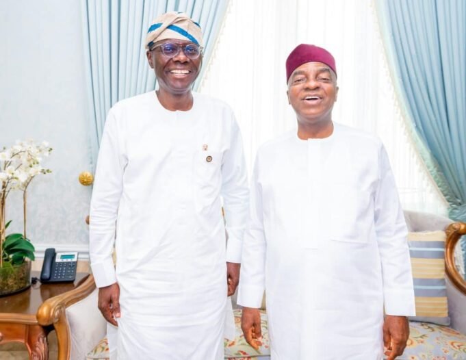 Lagos State Governor Babajide Sanwo-Olu Meets Bishop David Oyedepo At Canaanland Babajide Sanwo-Olu Visits Canaanland