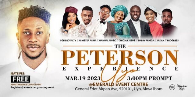 Chioma Jesus, Yadah & More To Minister At “The Peterson Experience Uyo Edition”