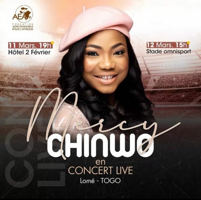 Sensational Music Minister Mercy Chinwo Set To Headline “Excess Love” Live Concert In Togo Mercy Chinwo To Headline Concert