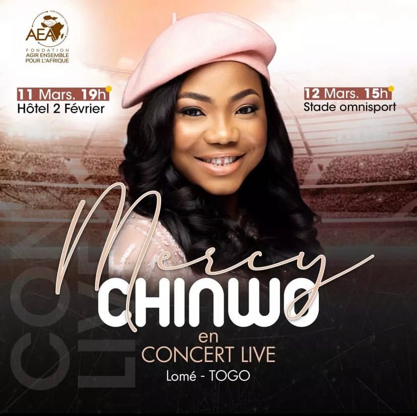 Mercy Chinwo To Headline Concert Themed "Excess Love" In Togo