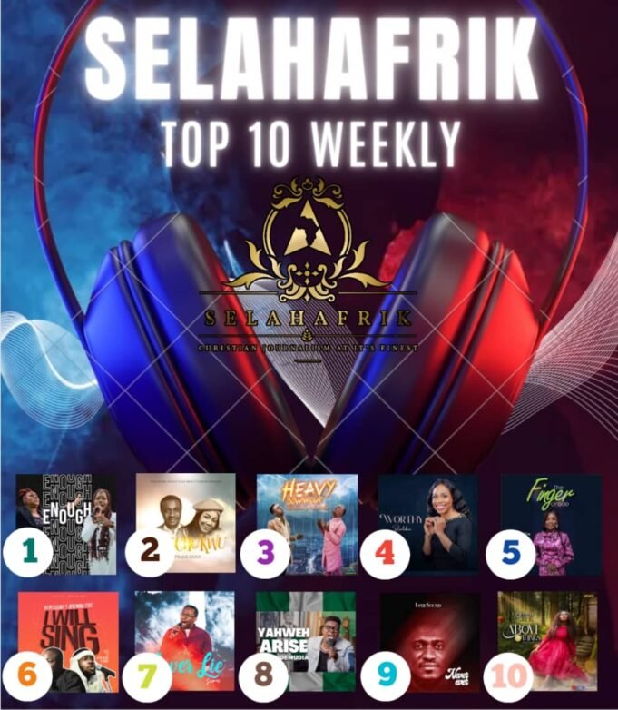 SelahAfrik Official Top 10 Gospel Chart | 27th Feb – 4th Feb, 2023 Gospel Music Chart