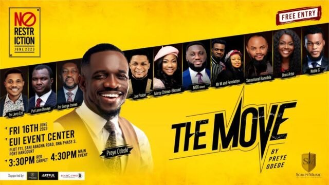 Joe Praize, Mercy Chinwe & More To Minister At “The Move” Concert With Preye Odede
