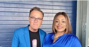 Sinach Visits Legendary Gospel Singer Michael W. Smith & Hints On Collaboration Sinach Visits Michael Smith