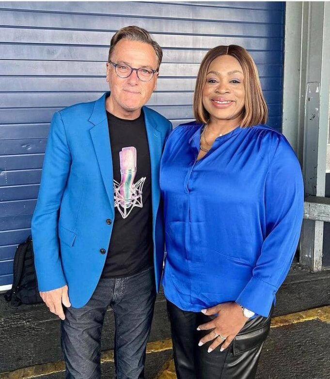 Sinach Visits Legendary Gospel Singer Michael W. Smith & Hints On Collaboration Sinach Visits Michael Smith