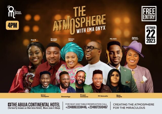 Min GUC, Chioma Jesus & More To Minister At "The Experience" With Ema Onyx