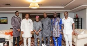 Apostle Joshua Selman & Pastor Sola Osunmakinde Pay Visit To Former President Of Nigeria Olusegun Obasanjo Joshua Selman & Sola Osunmakinde