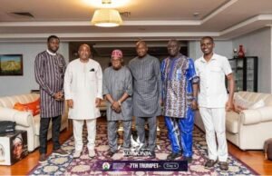 Apostle Joshua Selman & Pastor Sola Osunmakinde Pay Visit To Former President Of Nigeria Olusegun Obasanjo Joshua Selman & Sola Osunmakinde