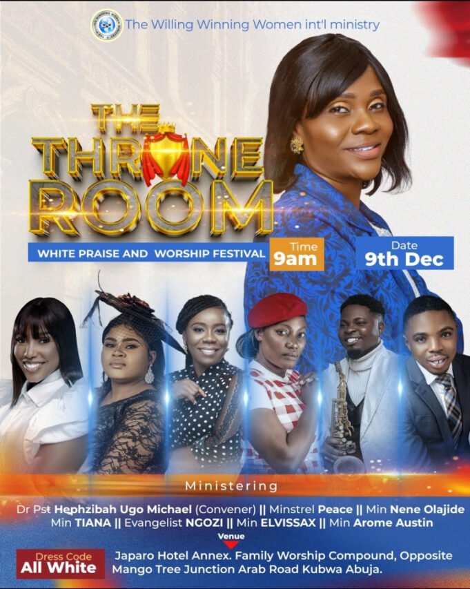 The Throne Room – Embracing The White Praise & Worship Festival The Throne Room - Embracing The White Praise & Worship Festival