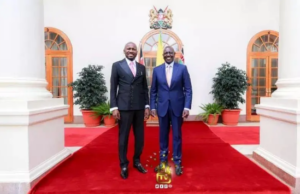Apostle Johnson Suleman Receives Warm Welcome From President Of Kenya Dr. William Ruto Johnson Suleman & William Ruto