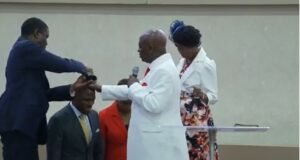 Father Blesses Son As “Isaac Oyedepo Evangelistic Ministries” Is Unveiled