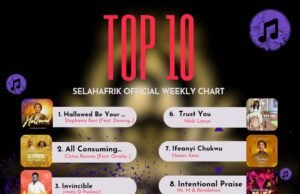 SelahAfrik Official Weekly Top 10 Gospel Music Chart | 20th – 25th Nov 2023 Newest Gospel Songs Top 10 Update