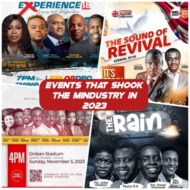 Events That Stormed The Year 2023 In The Gospel Industry