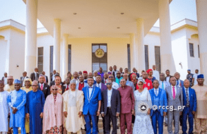 Pastor Enoch Adeboye Pays Courtesy Visit To Governor Of Kaduna State Uba San Enoch Adeboye Visits Uba San
