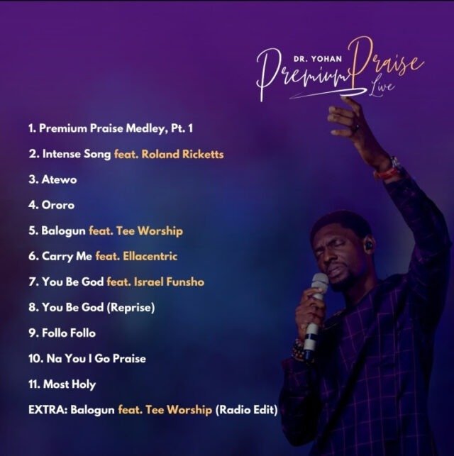 Gospel Act Dr. Yohan Shares “Premium Praise (Live)” Album