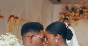 Moses Bliss Rounds Off Marriage Rites With Marie Wiseborn In Classic White Wedding Ceremony