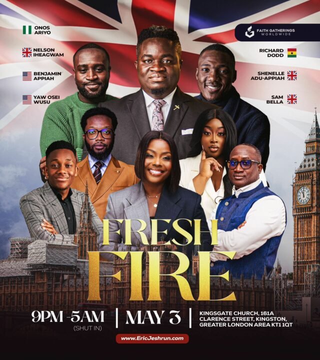 Eric Jeshrun Set To Host Another Edition Of "Fresh Fire Revivals" in UK