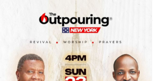 Dunsin Oyekan Preps For “The Outpouring” In New York With Pastor Enoch Adeboye The Outpouring New York