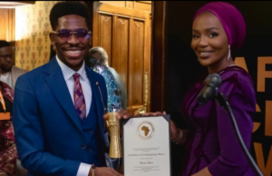 Moses Bliss Honoured At “African Achievers Awards” In The House Of Lords UK Parliament - Moses Bliss House Of Parliament Award UK For Excellence In Contemporary Music