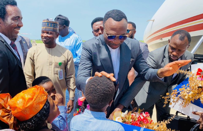 Pastor Paul & Becky Enenche Pay Visit To Borno State Flood Victims Paul Enenche Visit Borno