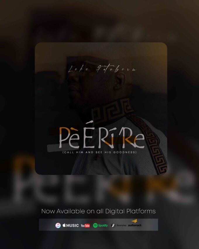 #SelahMusicVid: Minister Leke Fatoberu | Pè É Rí ‘Re Minister Leke Fatoberu | Pè É Rí 'Re