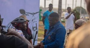 Man Arrives Redemption City From Akwa Ibom On Bicycle In Honor Of Pastor Enoch Adeboye’s Birthday Man Arrives Redemption City On Bicycle