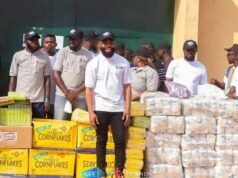 Woli Arole Donates Materials