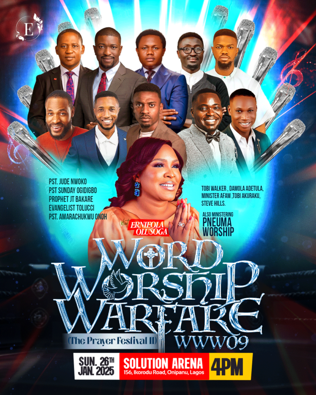 Ernieola Olusoga Is Set For “Word, Worship & Warfare” 9th Edition