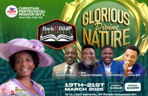 Pastor Jerry Eze & More To Minister At CPM Annual Back To Bible International Conference CPM Prepares for ‘Glorious Divine Nature’